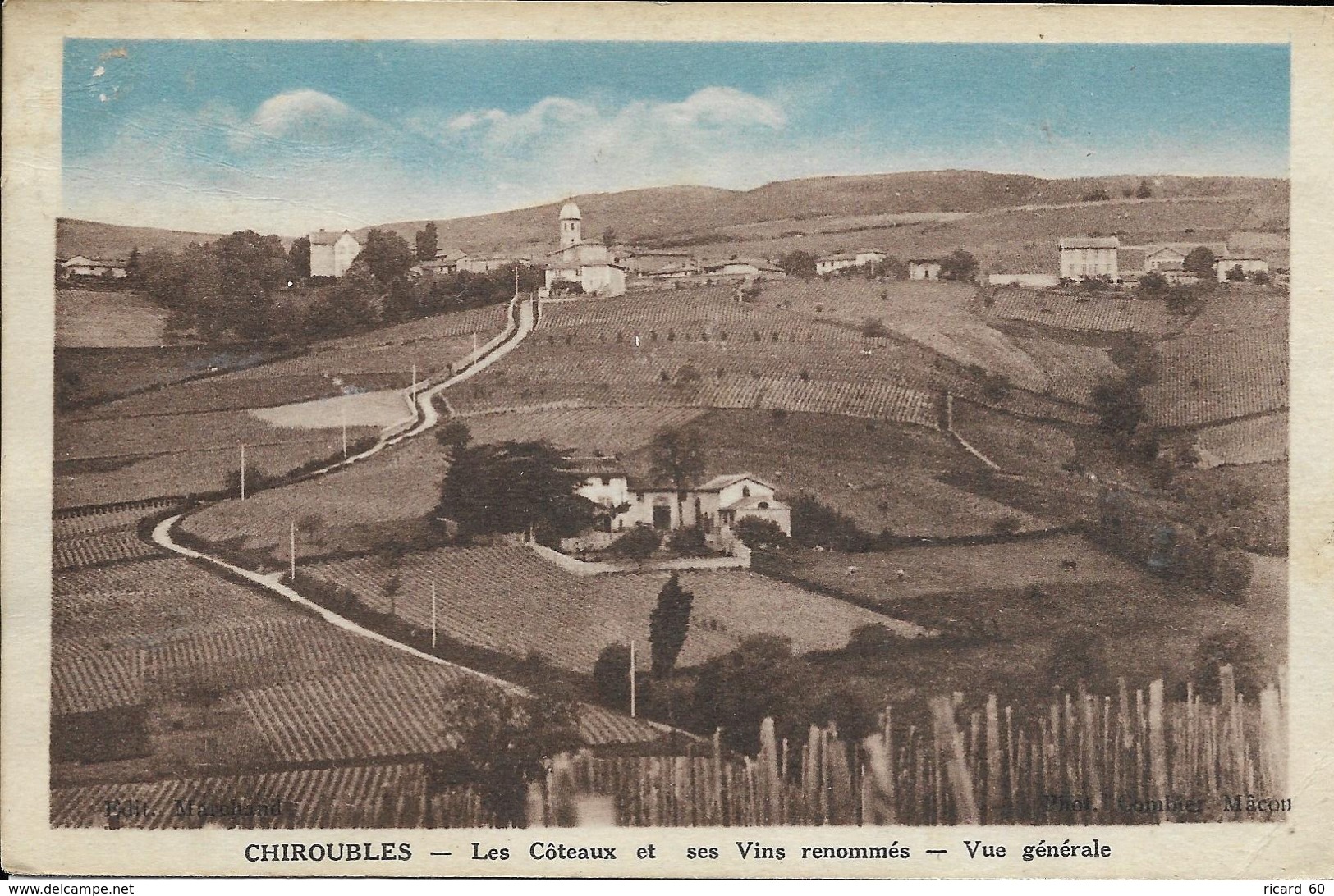 Cpa Chiroubles, Les Côteaux Et Ses Vins Renommés, Vue Générale - Chiroubles