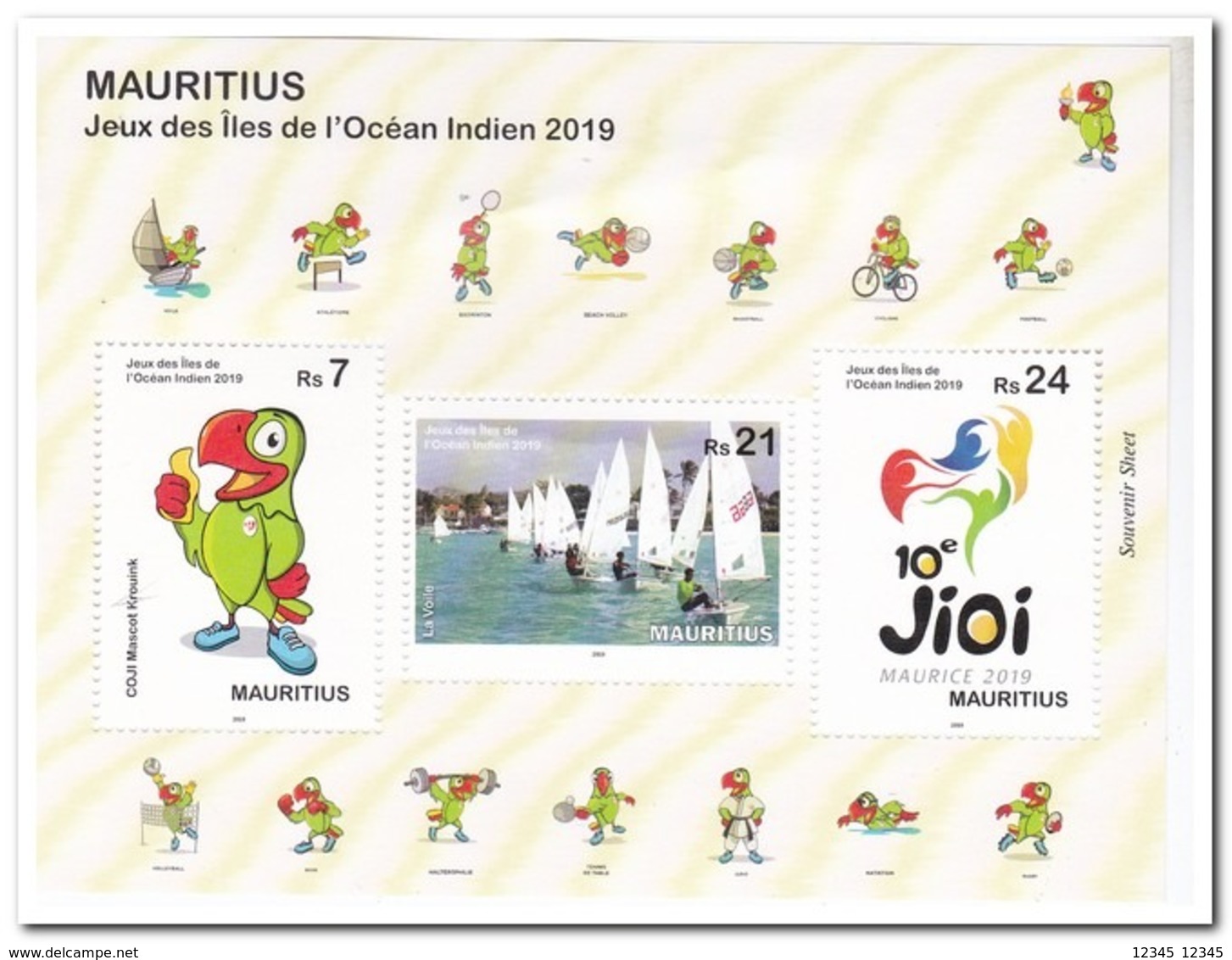 Mauritius 2019, Postfris MNH, Island Games - Mauritius (1968-...)