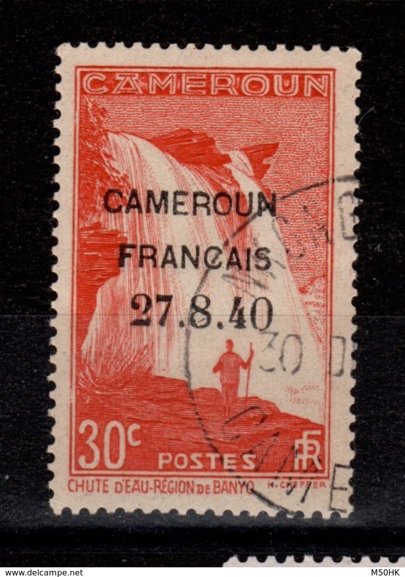 Cameroun - YV 216 Oblitere , Surcharge 27.8.40 , Rare - Usati