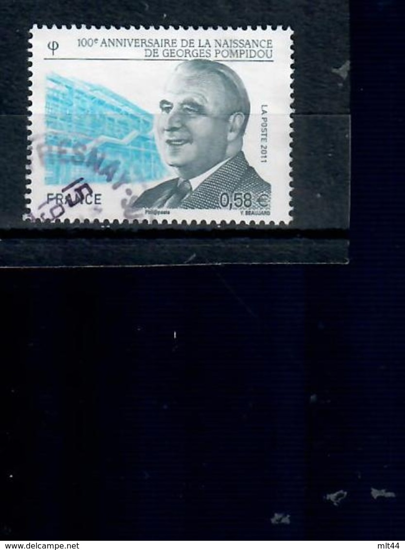 Yt 4561-2 Georges Pompidou Cachet Rond - Used Stamps