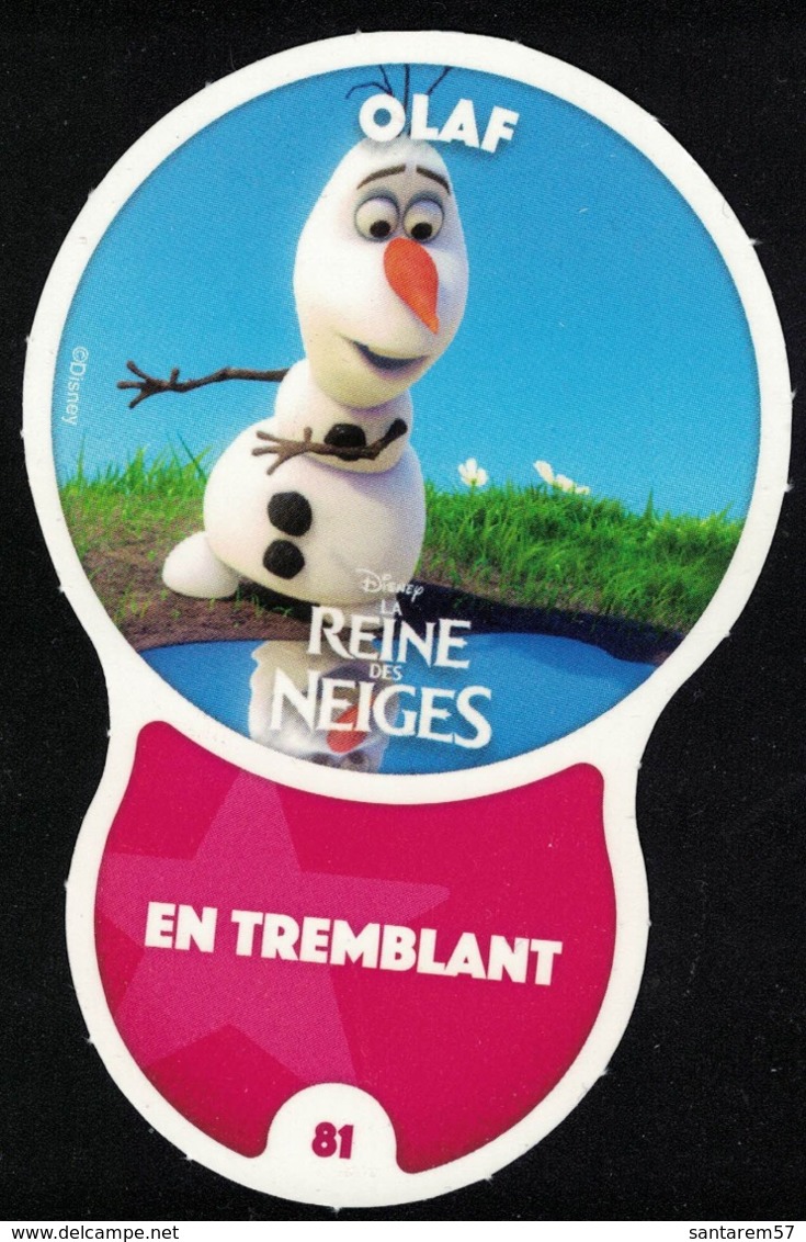 Carte à Collectionner Disney Auchan Les Défis Effet Olaf 81 / 96 - Sonstige & Ohne Zuordnung