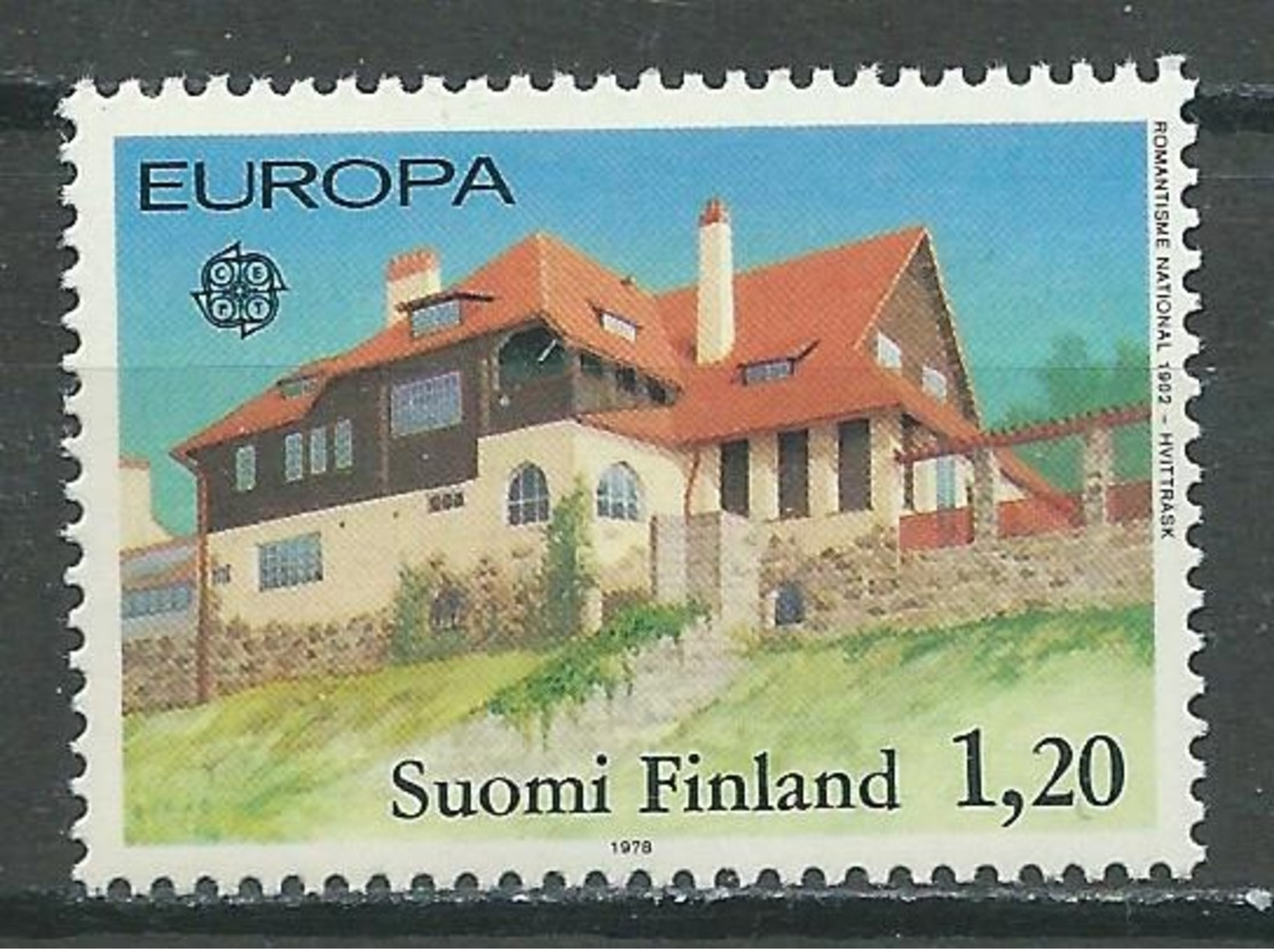 Finlande YT N°789 Europa 1978 Monuments Neuf ** - 1978