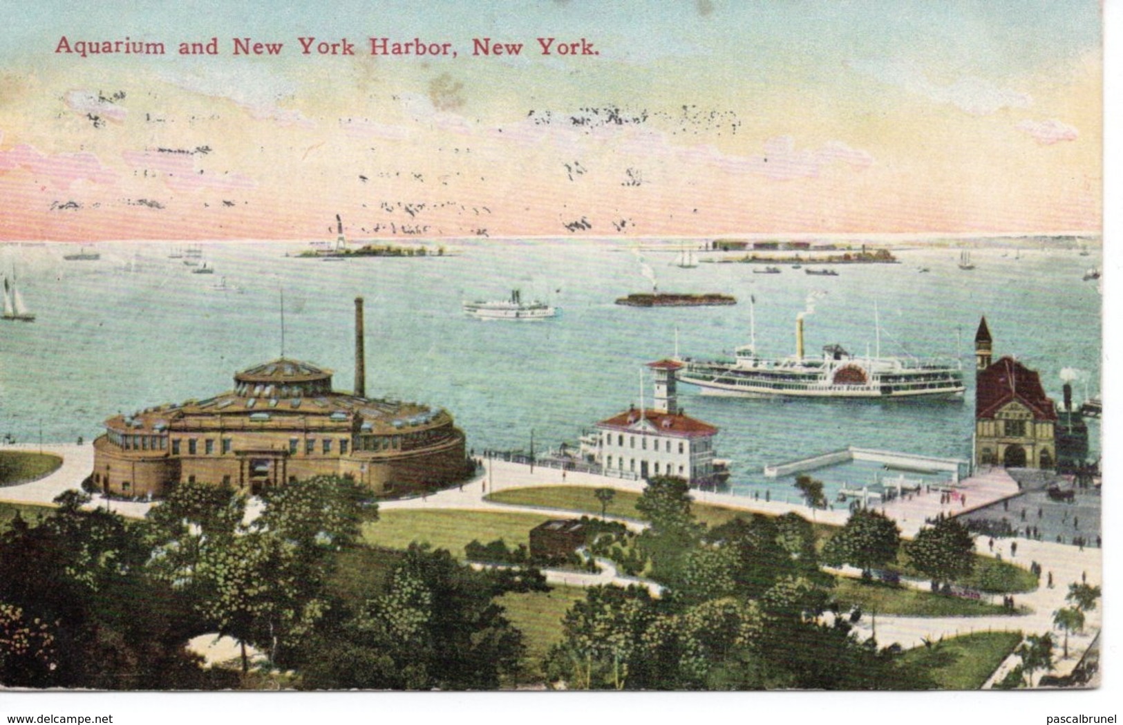 NEW YORK - AQUARIUM AND NEW YORK HARBOR - Hudson River