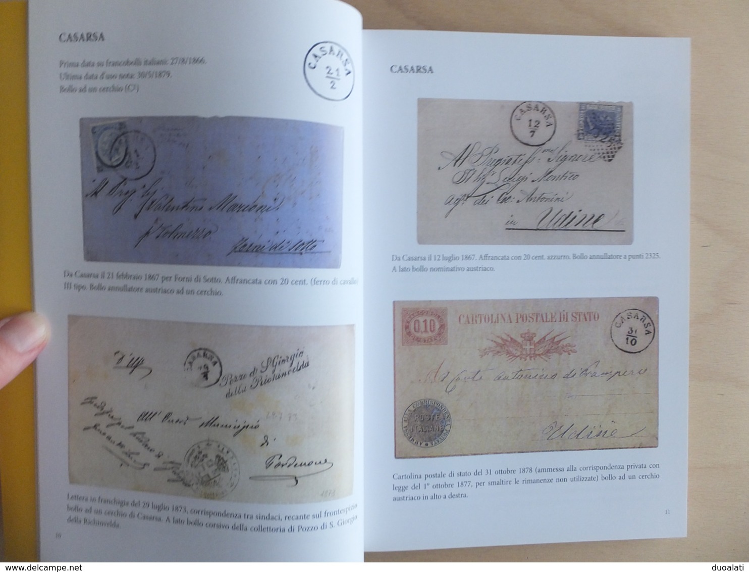 Italy Italia Postal History Tarcento 2010 Appunti Di Storia E Di Posta Circolo Filatelico Numismatico Tarcentino - Filatelia E Storia Postale