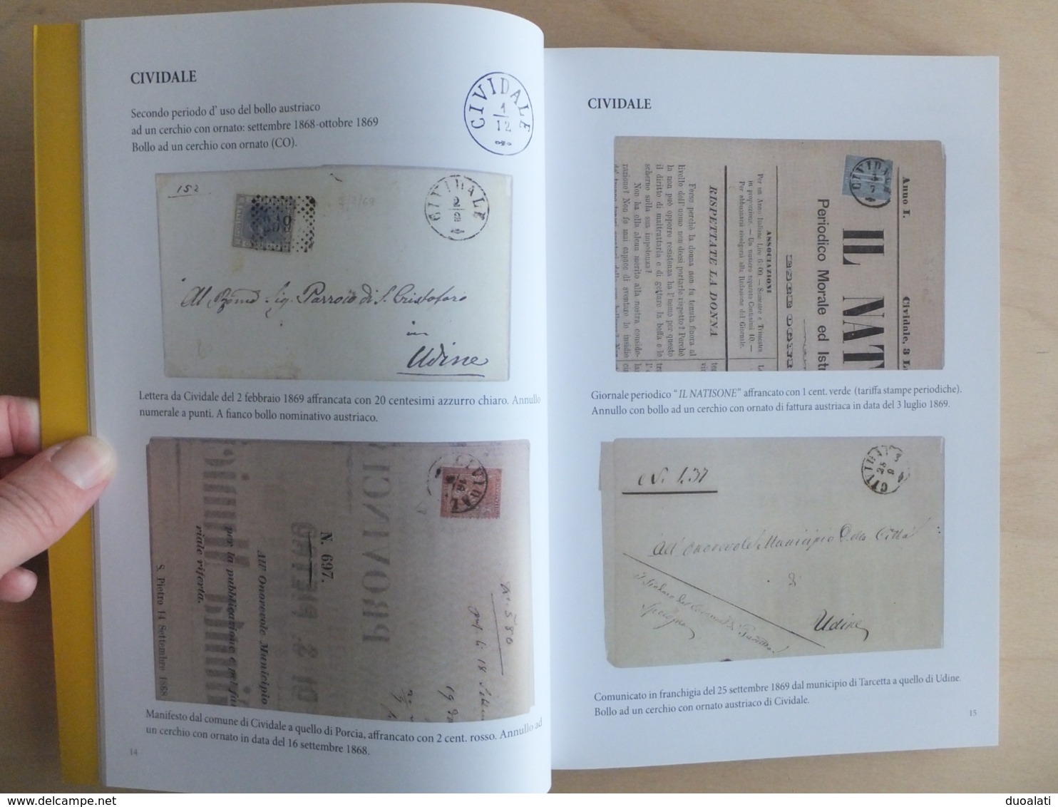 Italy Italia Postal History Tarcento 2010 Appunti Di Storia E Di Posta Circolo Filatelico Numismatico Tarcentino - Philatélie Et Histoire Postale