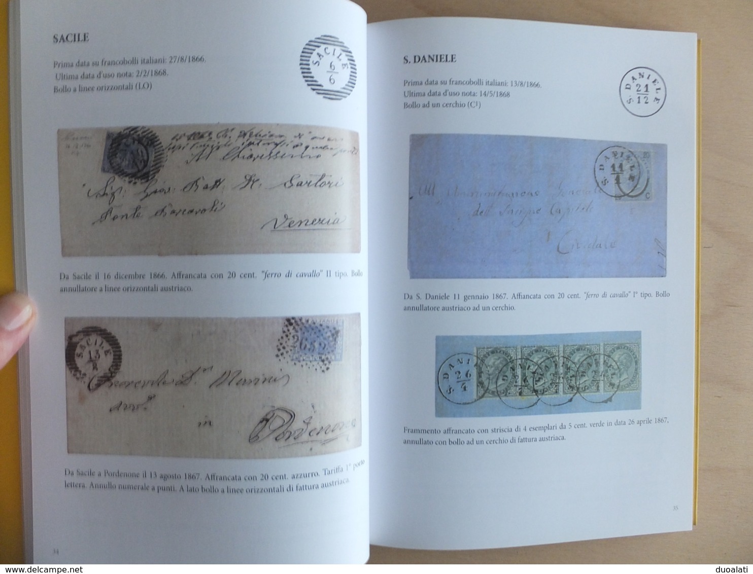 Italy Italia Postal History Tarcento 2010 Appunti di Storia e di Posta Circolo Filatelico Numismatico Tarcentino