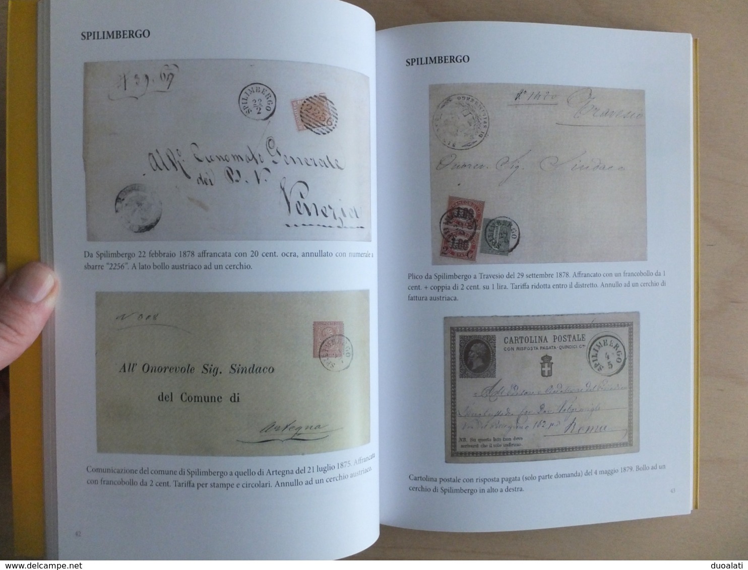 Italy Italia Postal History Tarcento 2010 Appunti di Storia e di Posta Circolo Filatelico Numismatico Tarcentino