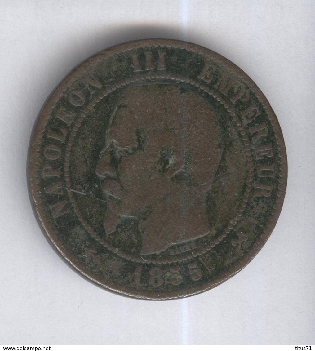 10 Centimes France 1855 B - Autres & Non Classés