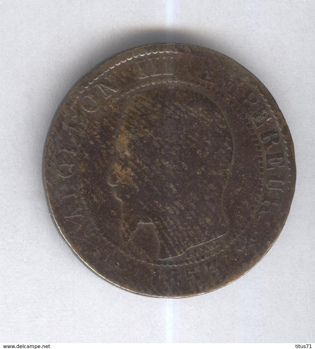 10 Centimes France 1853 D - Otros & Sin Clasificación