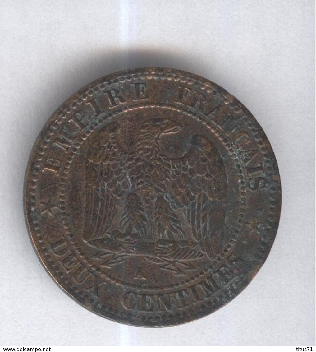 2 Centimes France 1857 A - Other & Unclassified