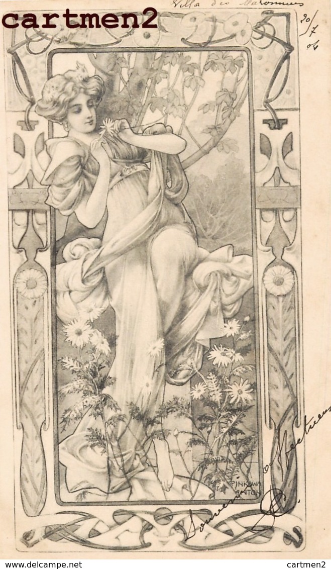 ILLUSTRATEUR PINKAWA ANTON STYLE ART NOUVEAU M.M. VIENNE Nr. 122 - Other & Unclassified