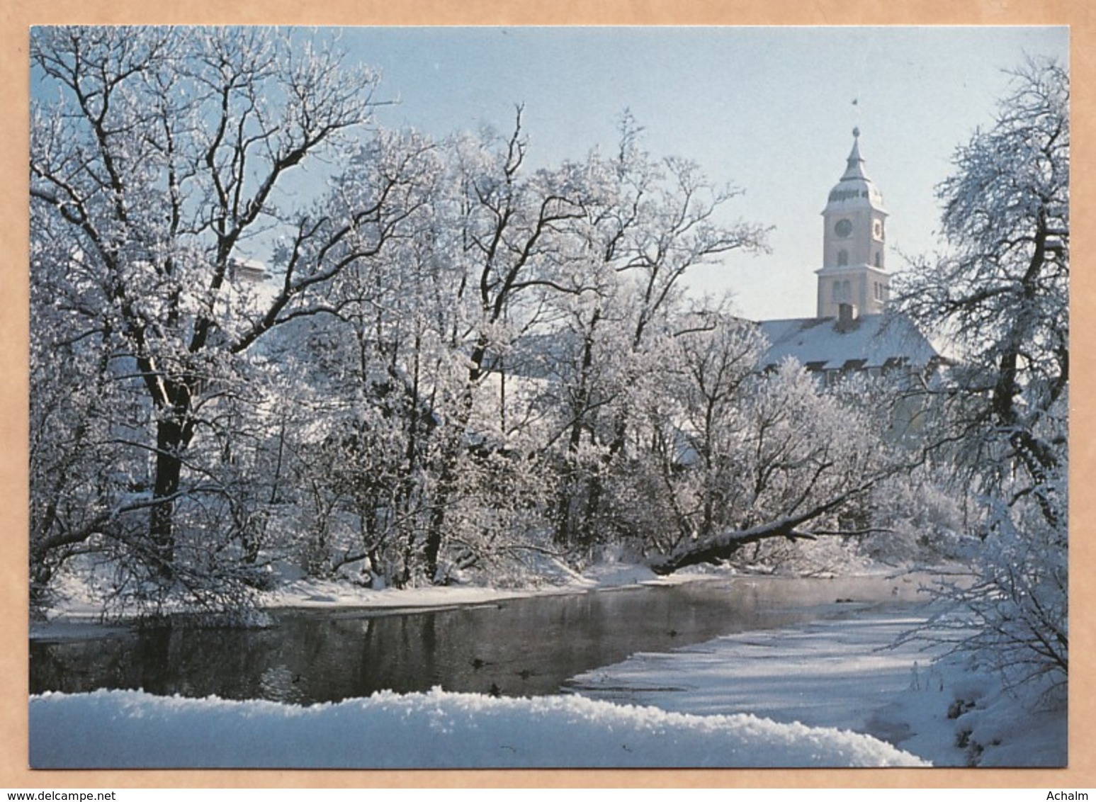 Bad Wurzach Im Oberschwäbischen Allgäu - Winterlicher Blick Zur Kirche St. Verena - Bad Wurzach