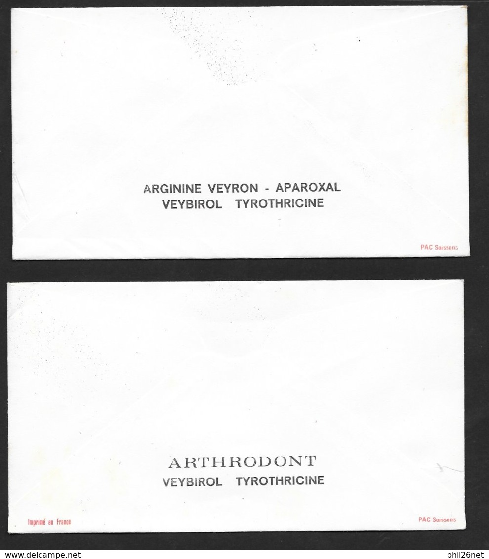 Suisse 2 Lettres Illustrées  FDC Premier Jour Bern 26/02/1970  N°850  Publicité Médicaments TB Le Moins Cher Du Site ! - FDC