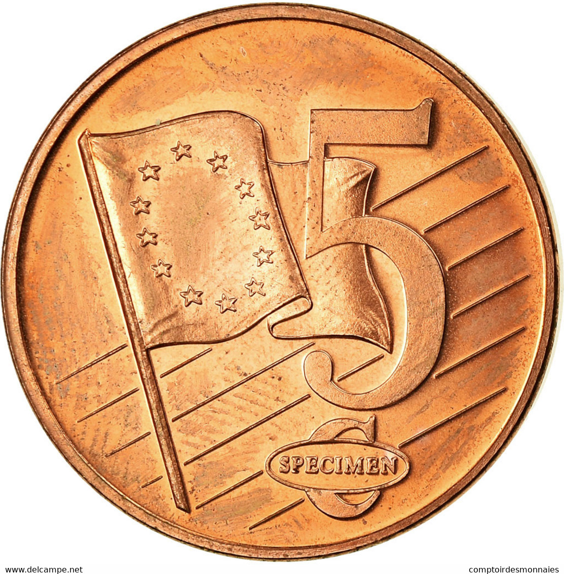 Estonia, Fantasy Euro Patterns, 5 Euro Cent, 2003, SUP+, Cuivre - Privatentwürfe