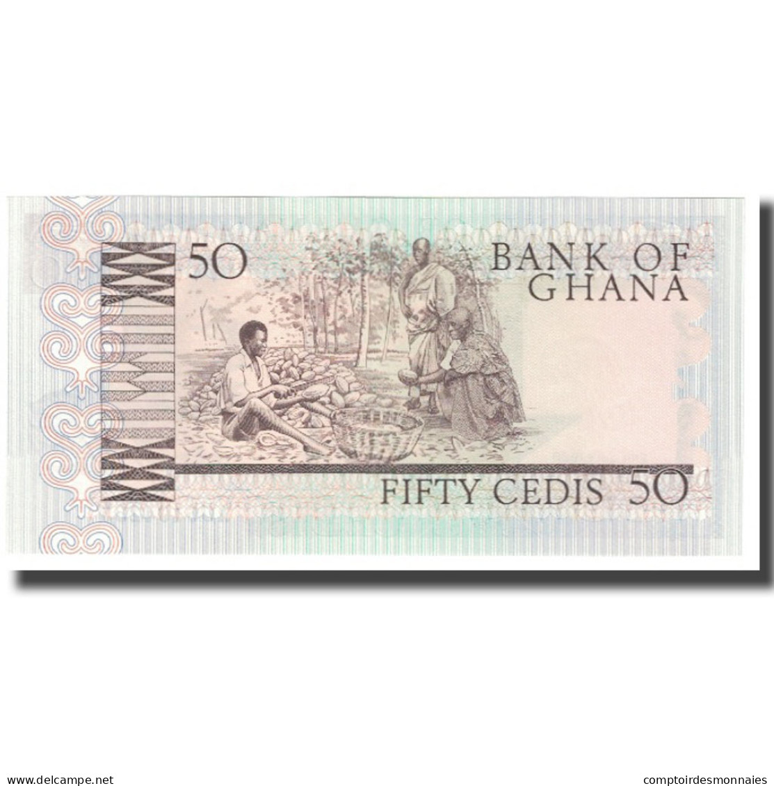 Billet, Ghana, 50 Cedis, 1980, 1980-07-02, KM:22b, NEUF - Ghana