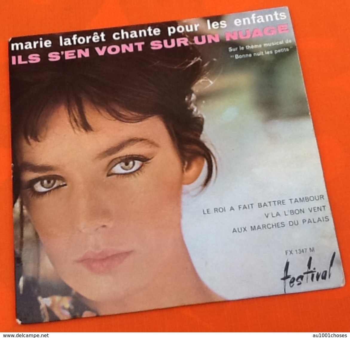 Vinyle 45 Tours  Marie Laforêt Chante Pour Les Enfants Ils S' En Vont Sur Un Nuage (1960') - Disco, Pop