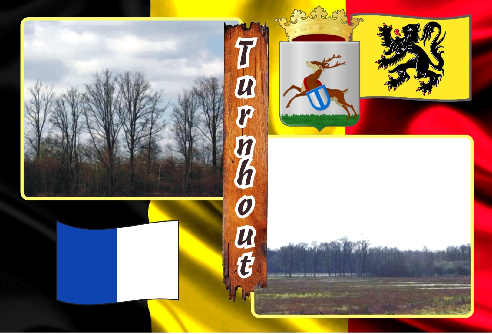 Postcards, REPRODUCTION, Municipalities of Belgium, Turnhout, duplex XIII (597-649) - 53 pcs.