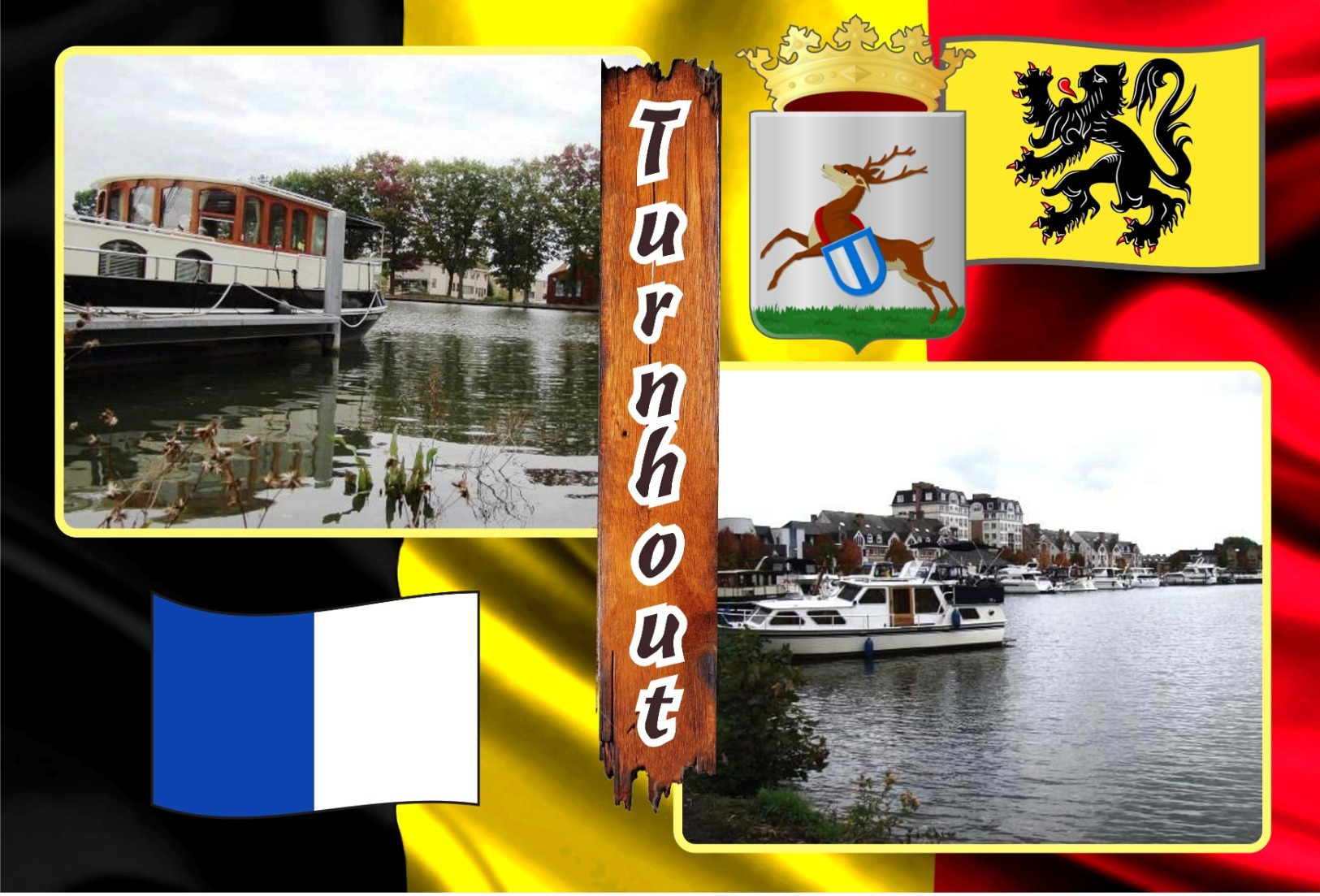 Postcards, REPRODUCTION, Municipalities of Belgium, Turnhout, duplex XIII (597-649) - 53 pcs.