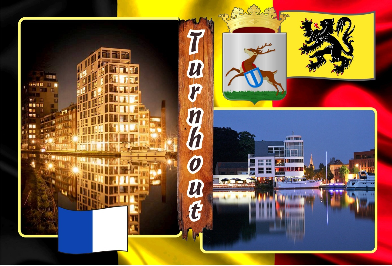 Postcards, REPRODUCTION, Municipalities of Belgium, Turnhout, duplex XIII (597-649) - 53 pcs.