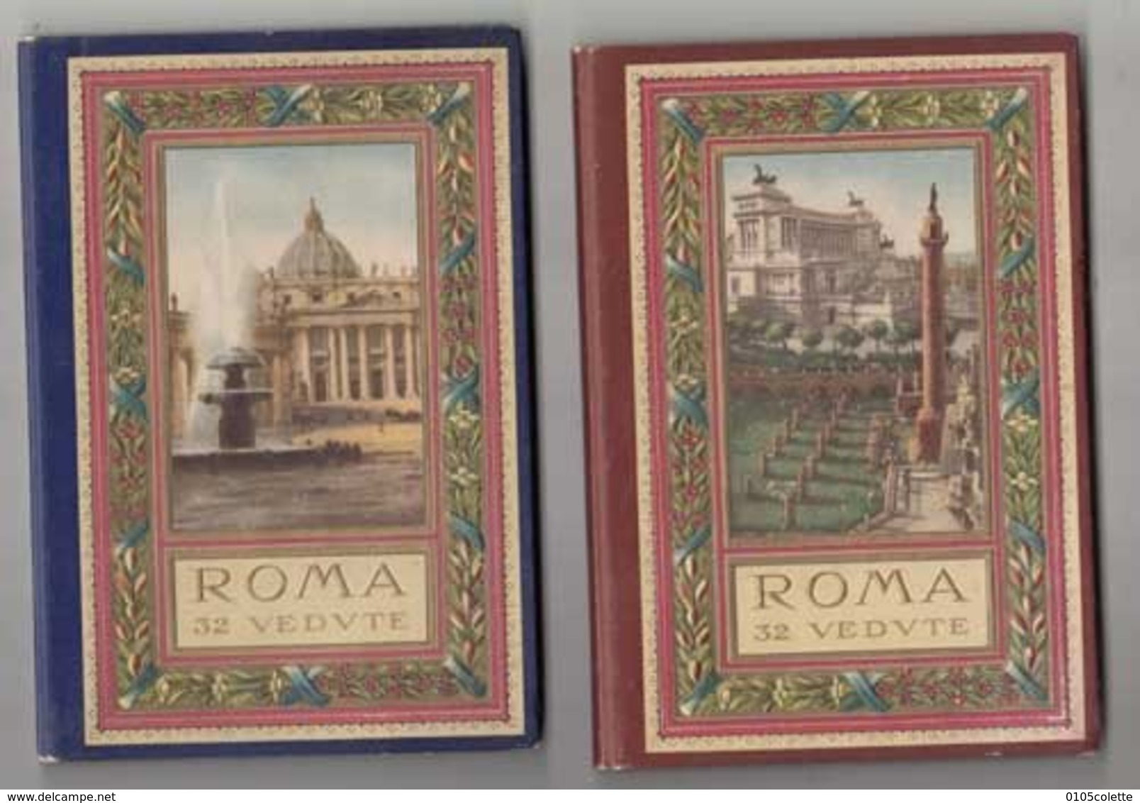 CPA Italie - Rome - 2 Trés Beaux Carnets De Rome De 32 Vedvte (64 Photos )    - Achat Immédiat  (cd 004) - Collections & Lots