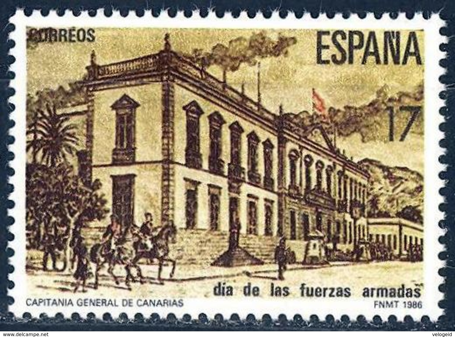 España. Spain. 1986. Fuerzas Armadas. Capitania General De Canarias - Militares