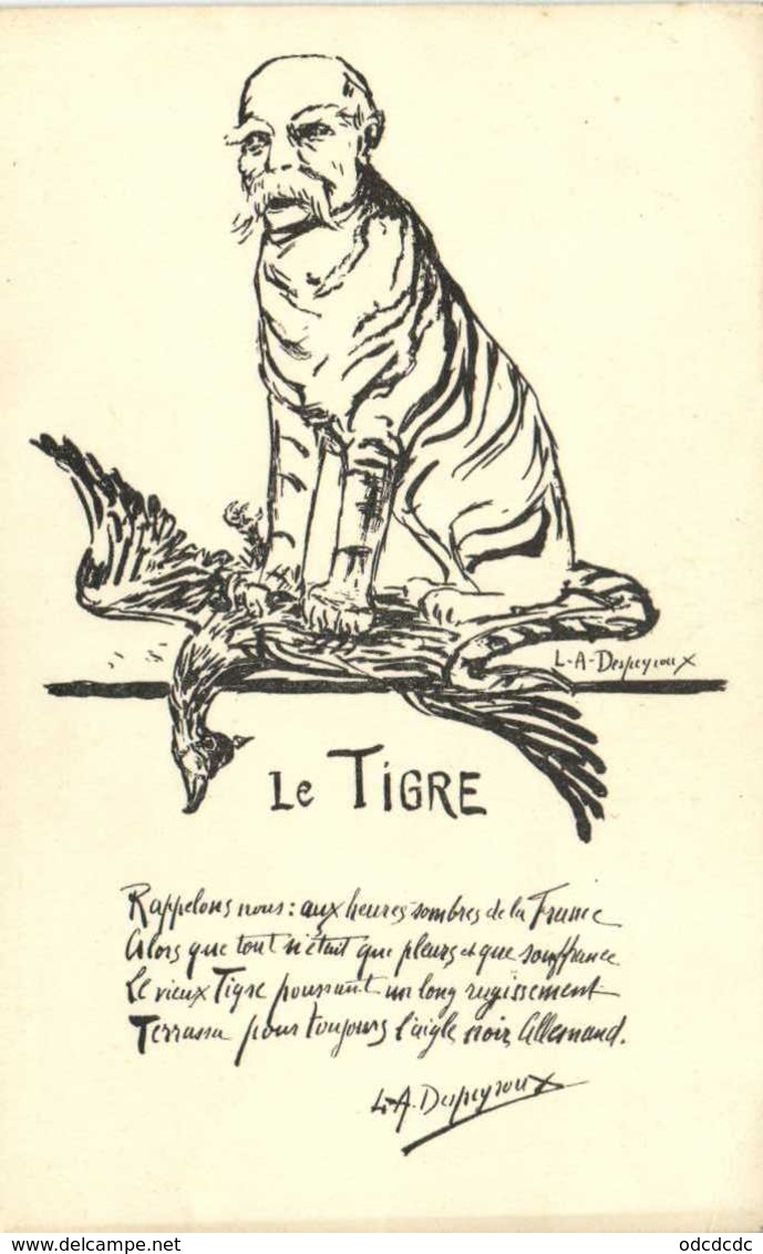 Militaria Satirique L A Dupeyroux Le TIGRE  RV - Heimat