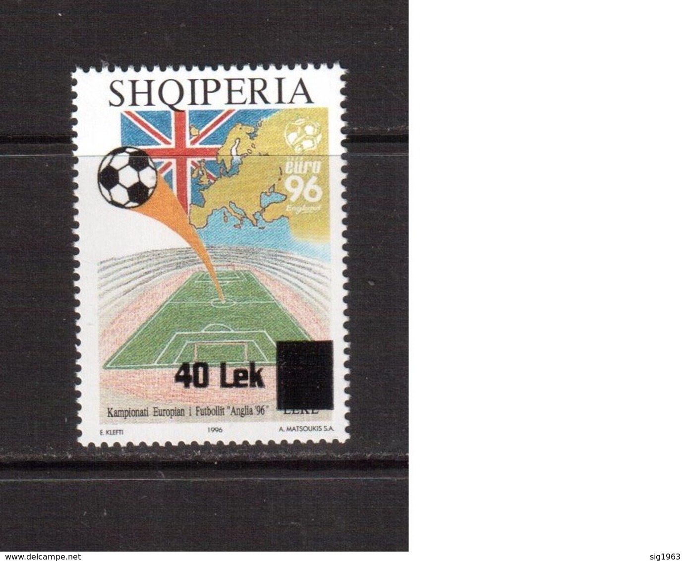 Albania-2006,(Mi.3116), Football, Soccer, Fussball,calcio,MNH - Europei Di Calcio (UEFA)