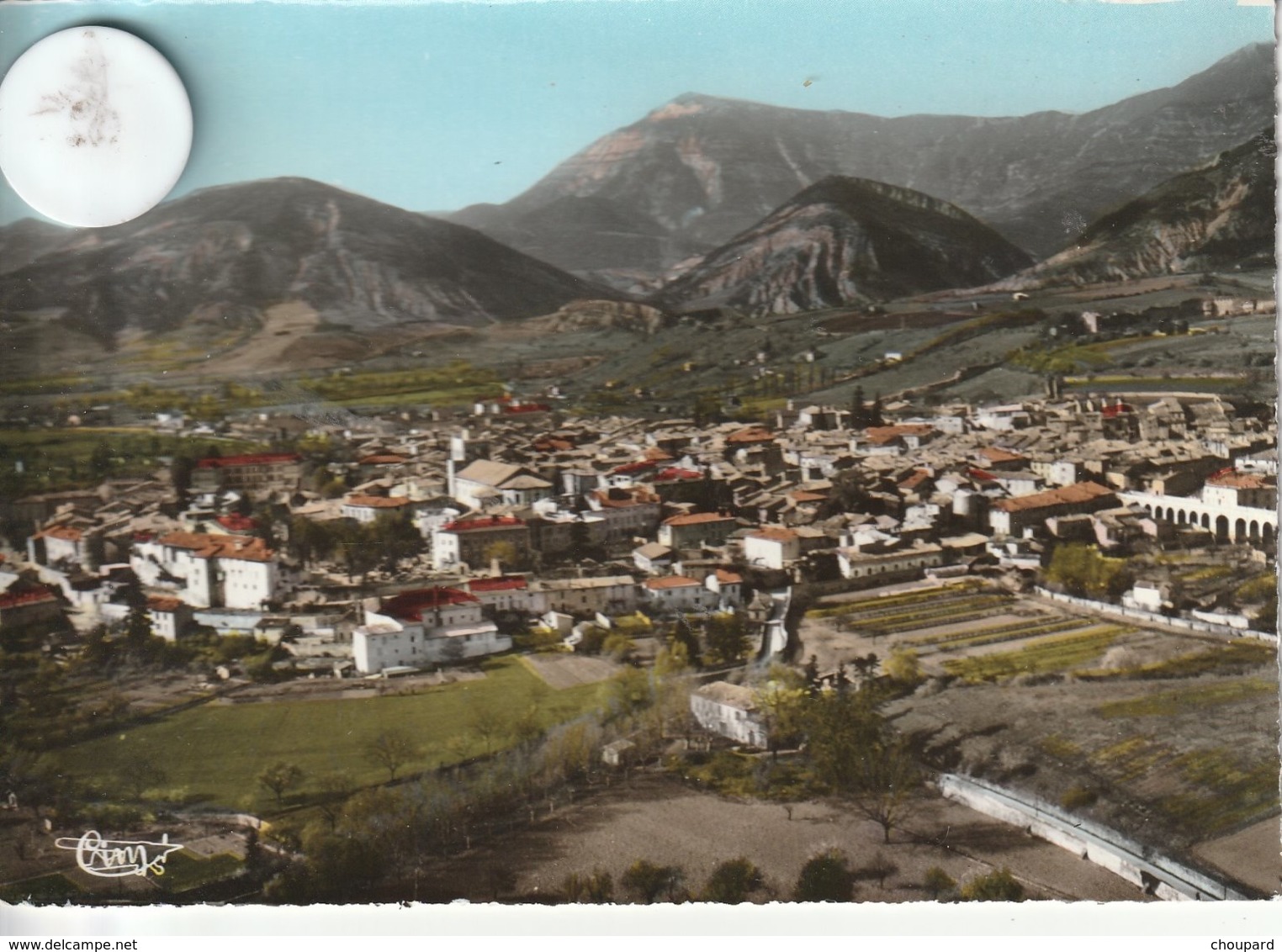 26 - Très Belle Carte Postale Semi Moderne Dentelée De  DIE   Vue Aérienne - Die