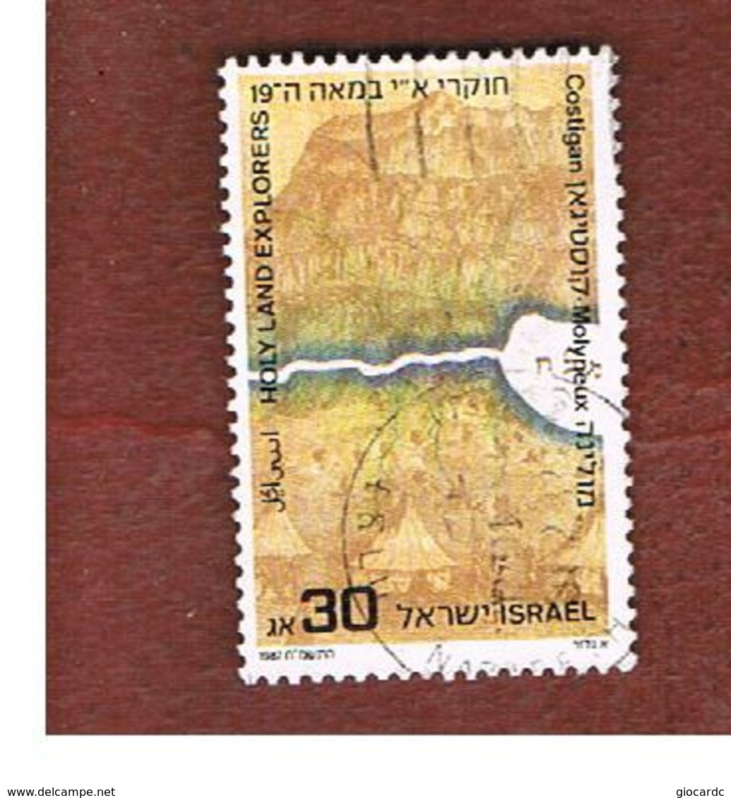 ISRAELE (ISRAEL)  - SG 1033  - 1987 HOLY LAND EXPLORERS: T.H. MOLYNEAUX    - USED ° - Usati (senza Tab)