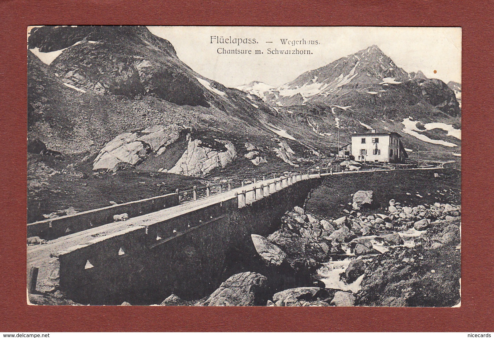 Graubünden - FLÜELAPASS - Wegerhaus - Chantsure Und Schwarzhorn - Otros & Sin Clasificación