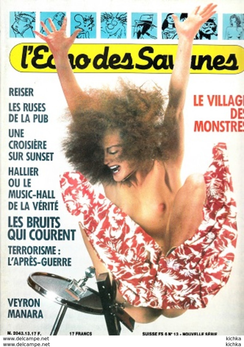 L'Echo Des Savanes -n° 13 -Octobre 1983 - L'Echo Des Savanes