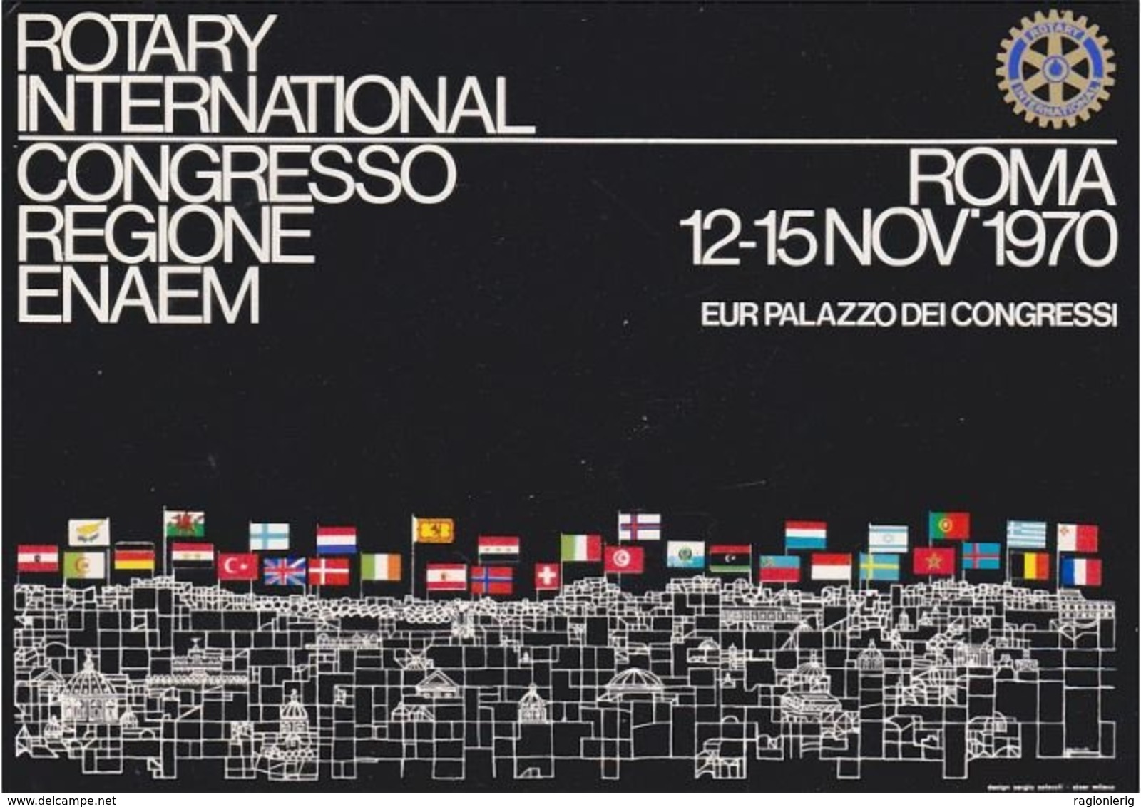 ROMA EUR - E.u.r. - Palazzo Dei Congressi - Rotary International - Congresso Regione ENAEM - 12/15 Nov.1970 - Ausstellungen