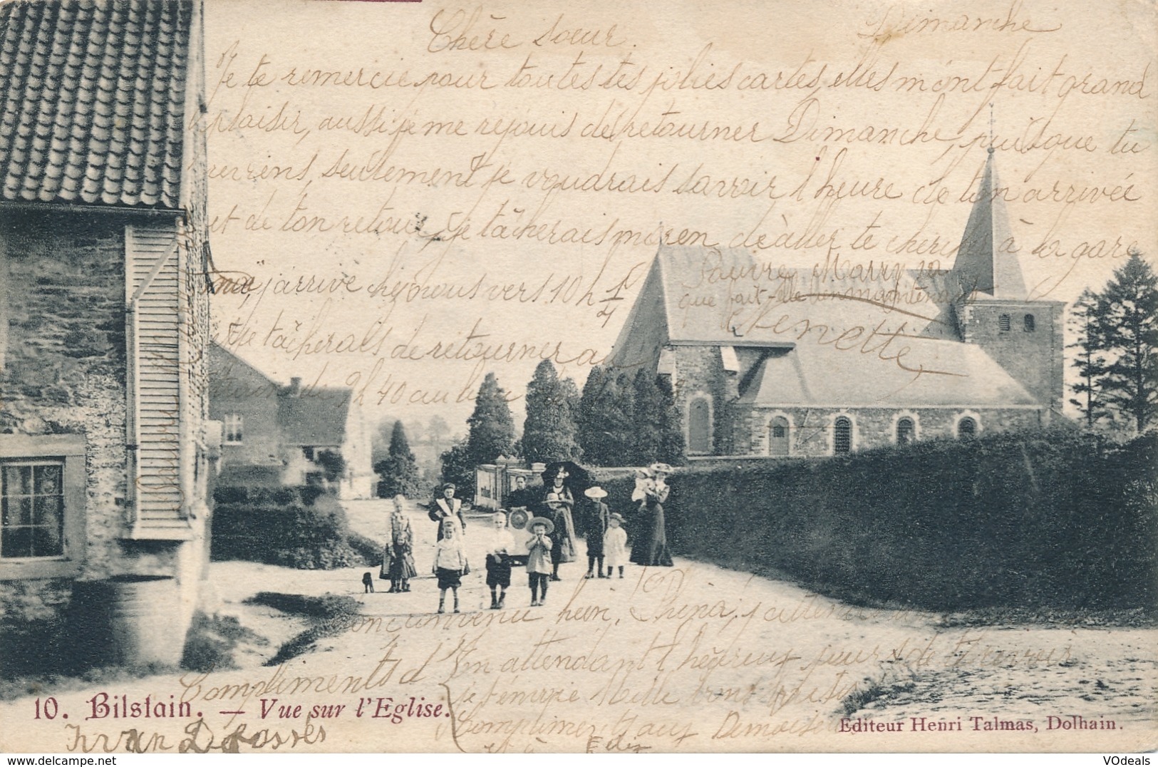 CPA - Belgique - Bilstain - Vue Sur L'Eglise - Limbourg