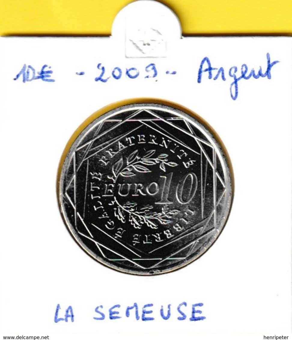 10 Euro Semeuse En Marche En Argent 900 - France 2009 - France