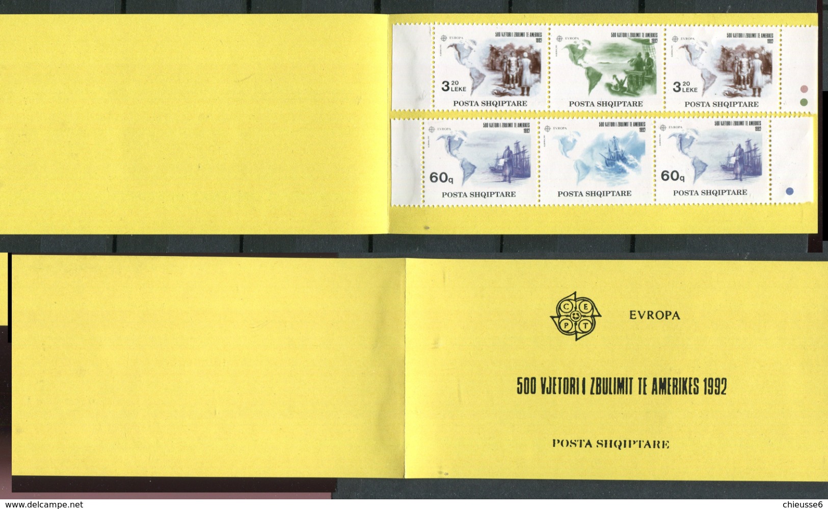 Albanie ** N° 2291 - 2292 - Europa 92 - 1992