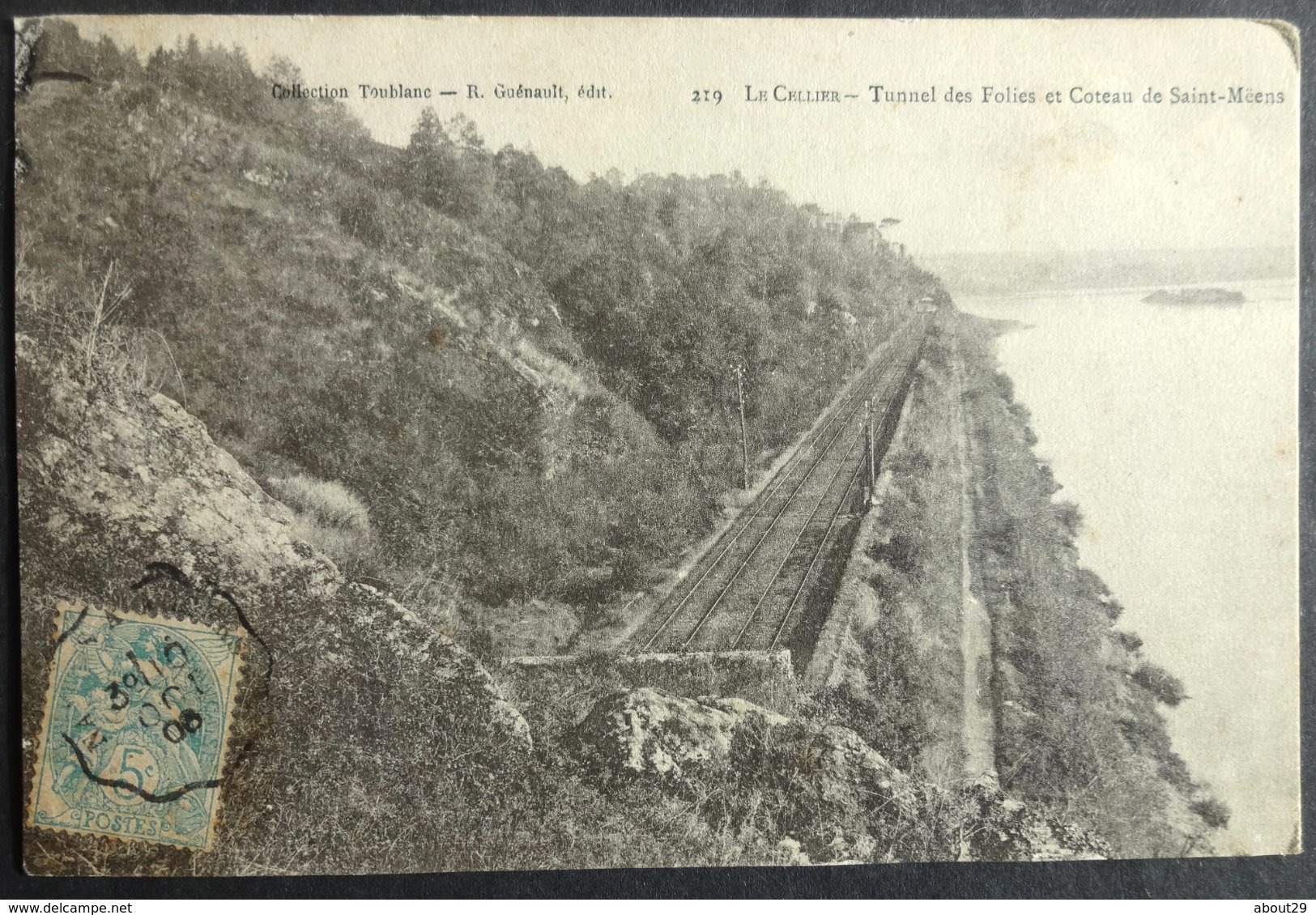 CPA 44 LE CELLIER - Rare - Tunnel Des Folies Et Coteau De Saint Méens - Toublanc 219 - Réf. S 76 - Le Cellier