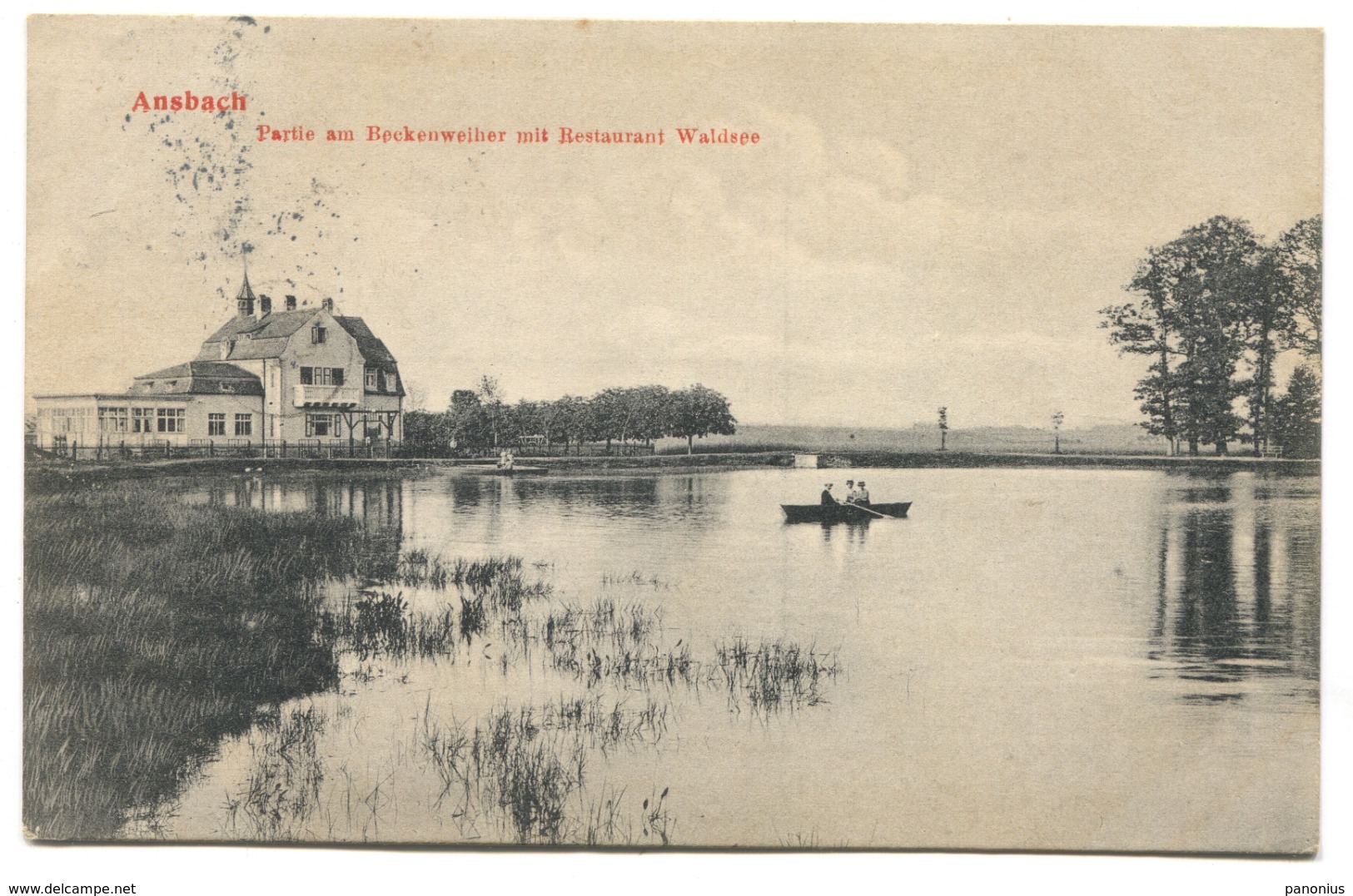 ANSBACH - GERMANY, Year 1909 - Ansbach