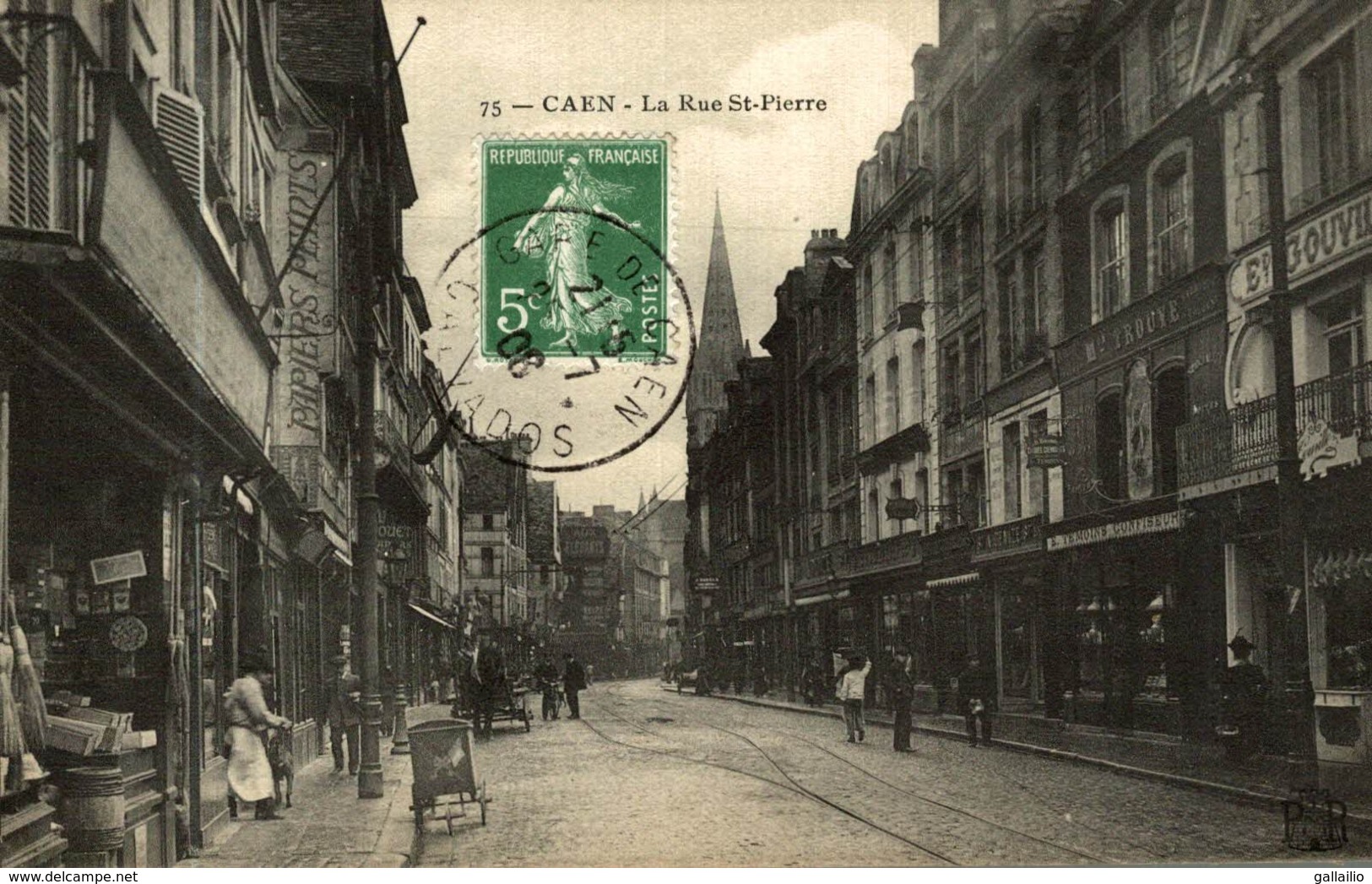 CAEN LA RUE SAINT PIERRE - Caen