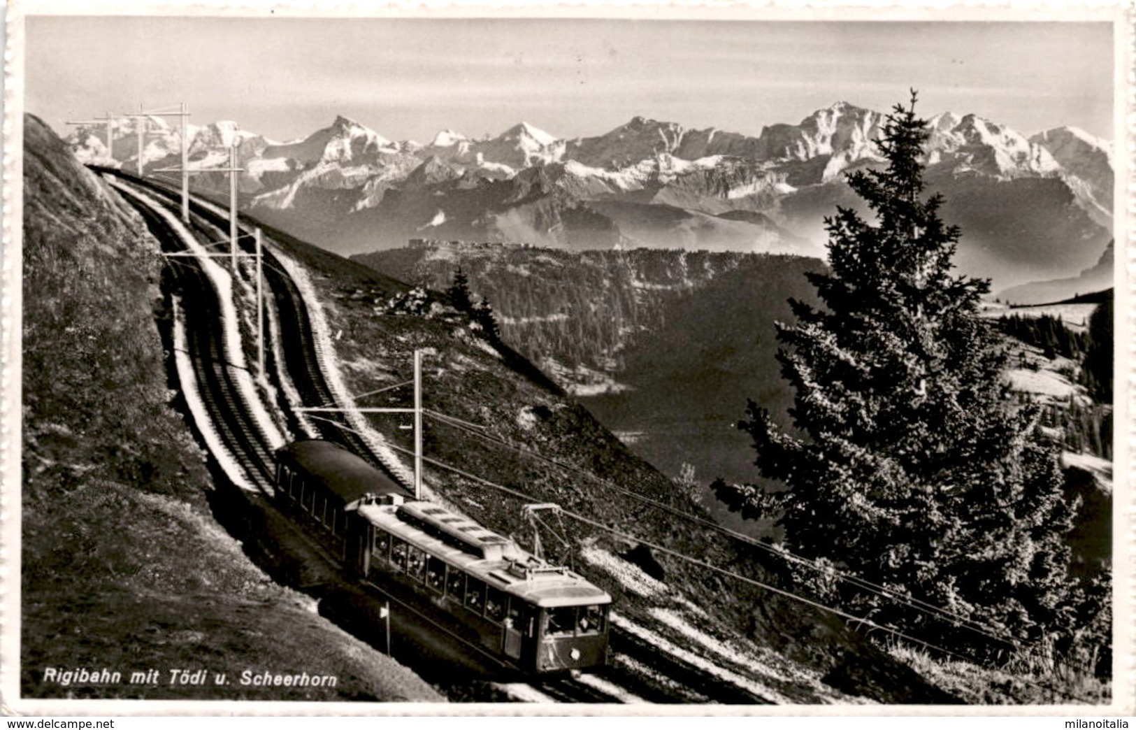 Rigibahn Mit Tödi Und Scheerhorn (9316) * 14. 6. 1948 - Autres & Non Classés