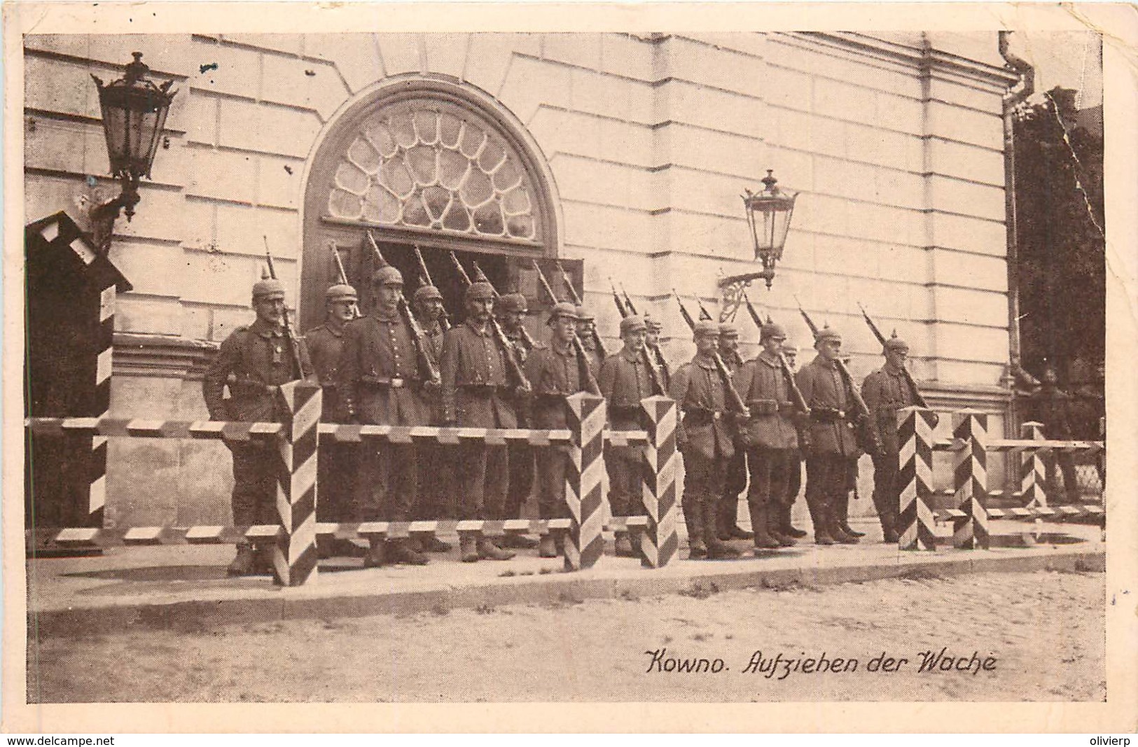 Lithuanie -Litauen  -Kowno -Kaunas- Aufziehen Der Wache - Feldpostkarte - Litauen