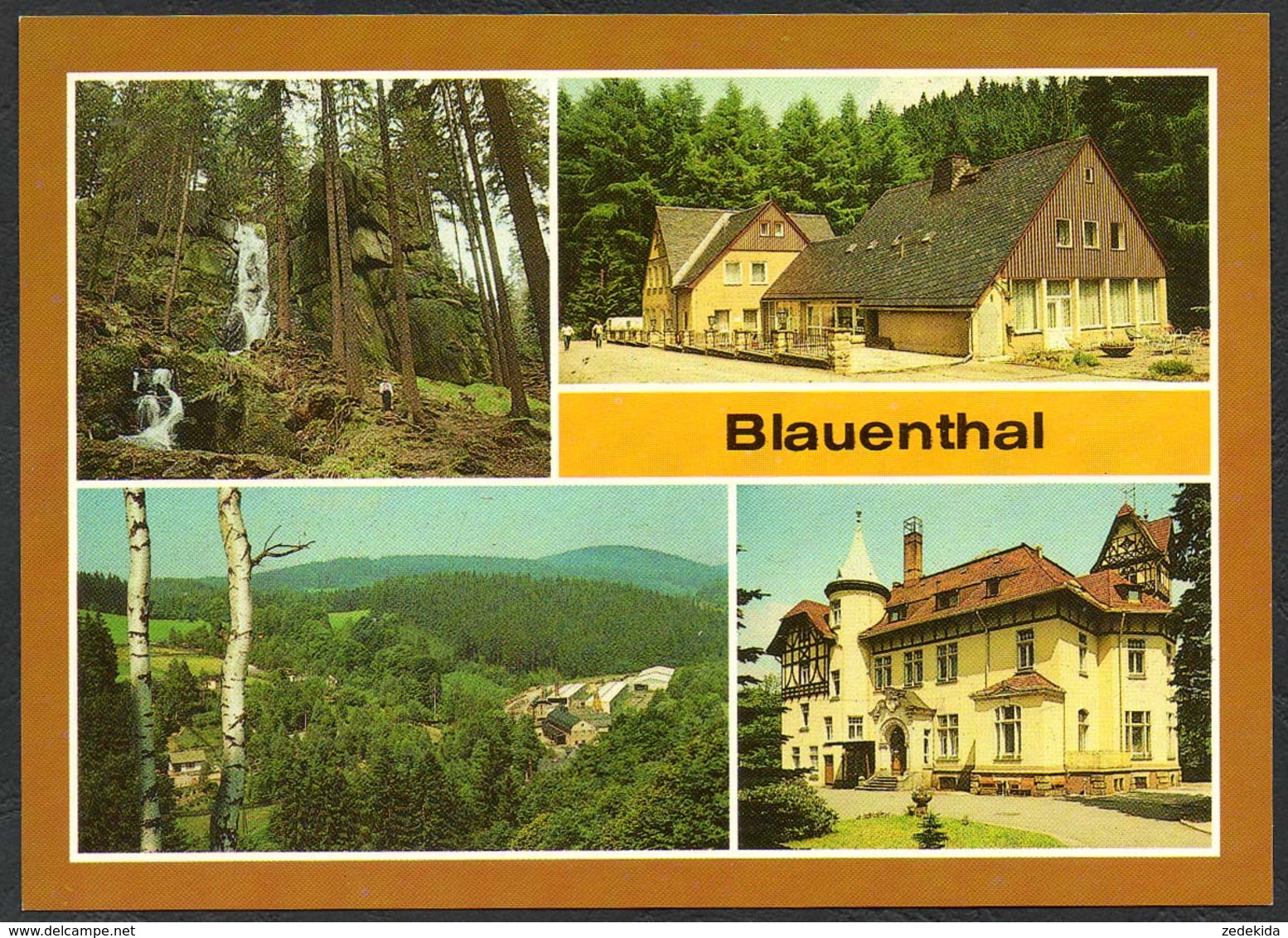 9249 - TOP Blauenthal OT Wolfersgrün Ferienheim Haus Zimmersacher - Bild Und Heimat Reichenbach - Aue