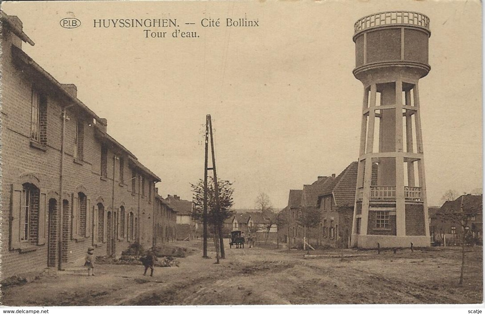 Huyssinghen.   -   Cité Bollinx   Tour D'eau. - Beersel