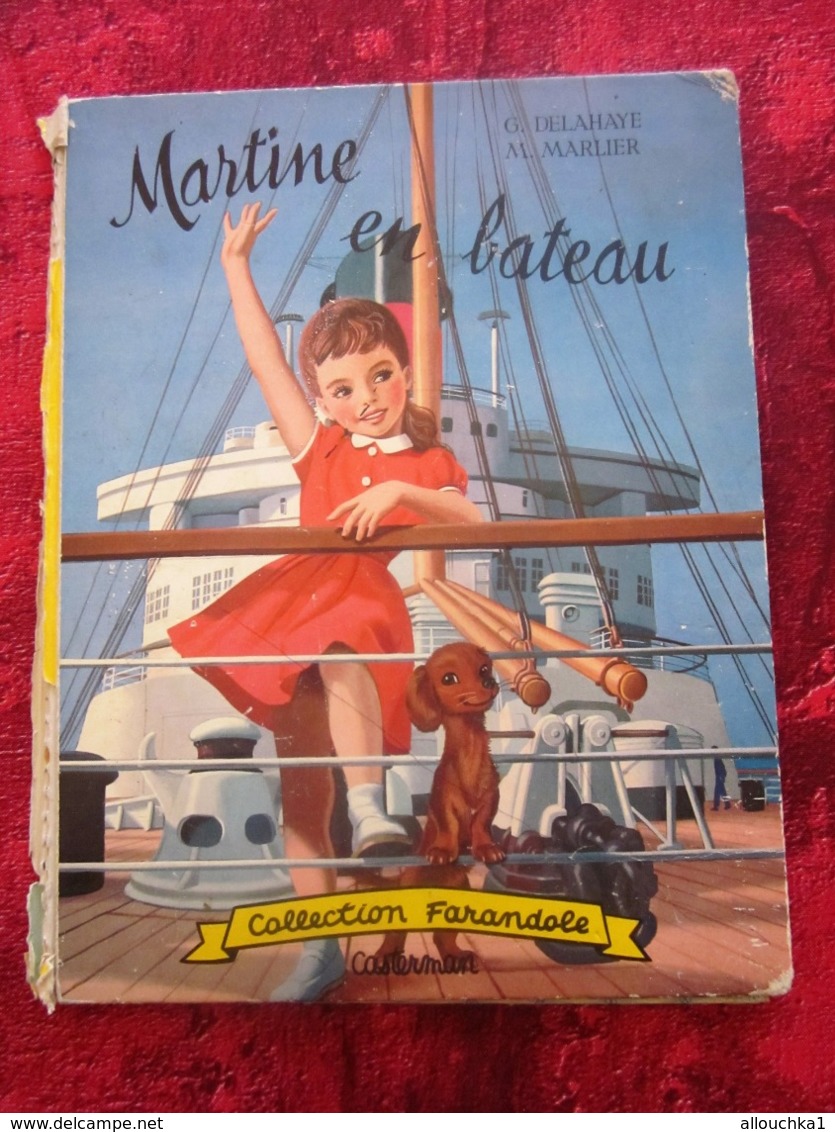 Martine En Bateau BD De Gilbert Delahaye Et Marcel Marlier /Casterman (Farandole)-1961- Livres, BD  Séries  Martine - Martine