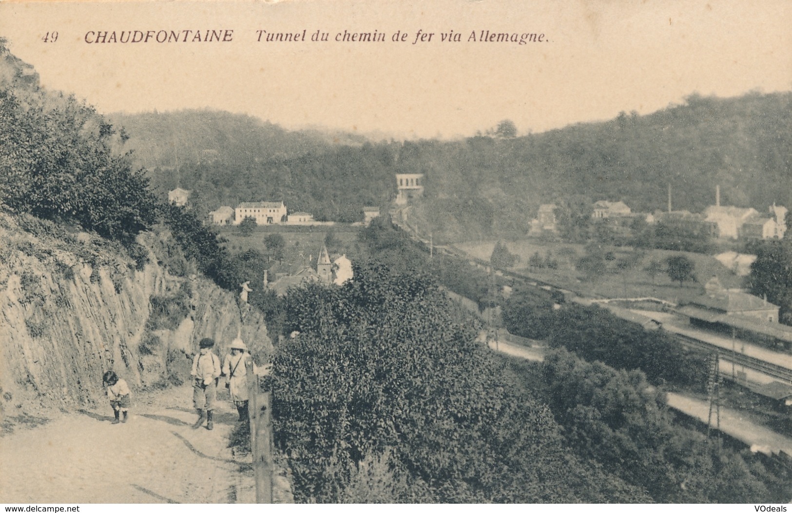 CPA - Belgique - Chaudfontaine - Tunnel Du Chemin De Fer Via Allemagne - Chaudfontaine