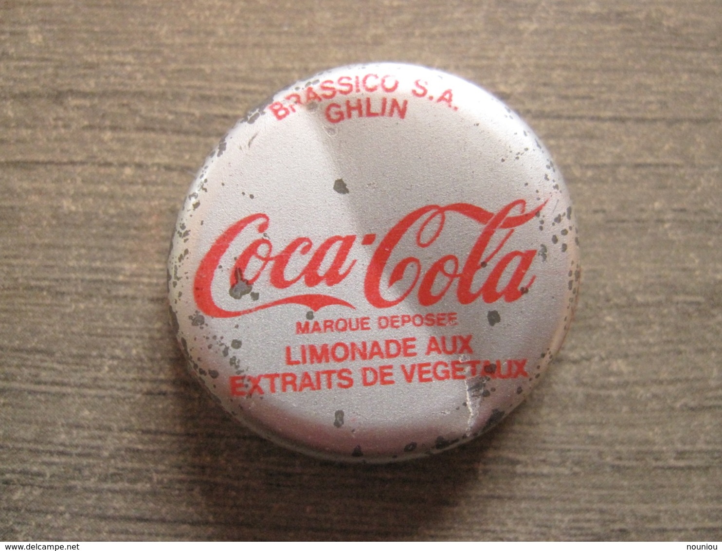 Coca-cola Caps Capsule - Francesco Barracato Frédéric François Chanteur Pop Singer - Brassico Ghlin (Belgium) - Limonade