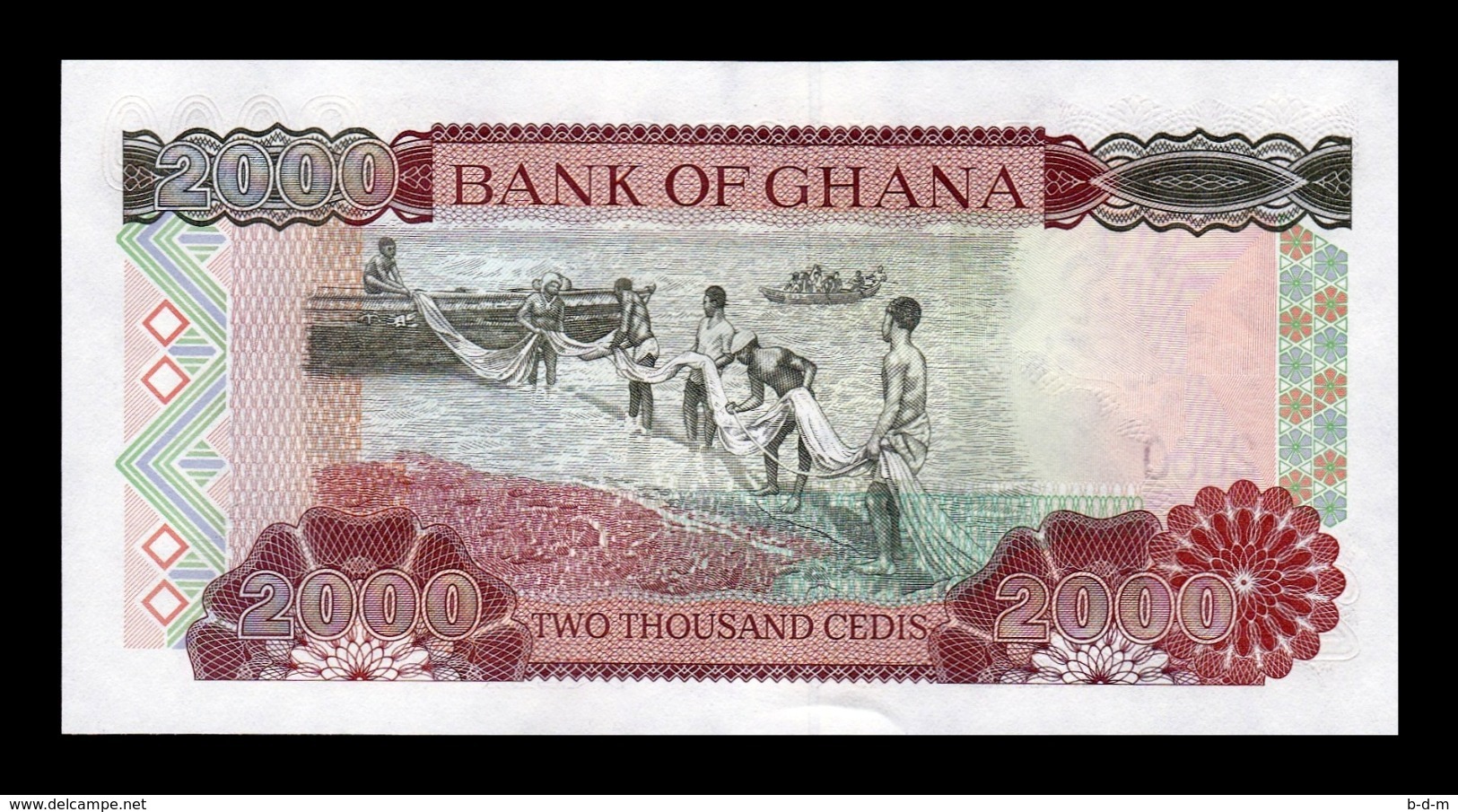 Ghana 2000 Cedis 2006 Pick 33i SC UNC - Ghana