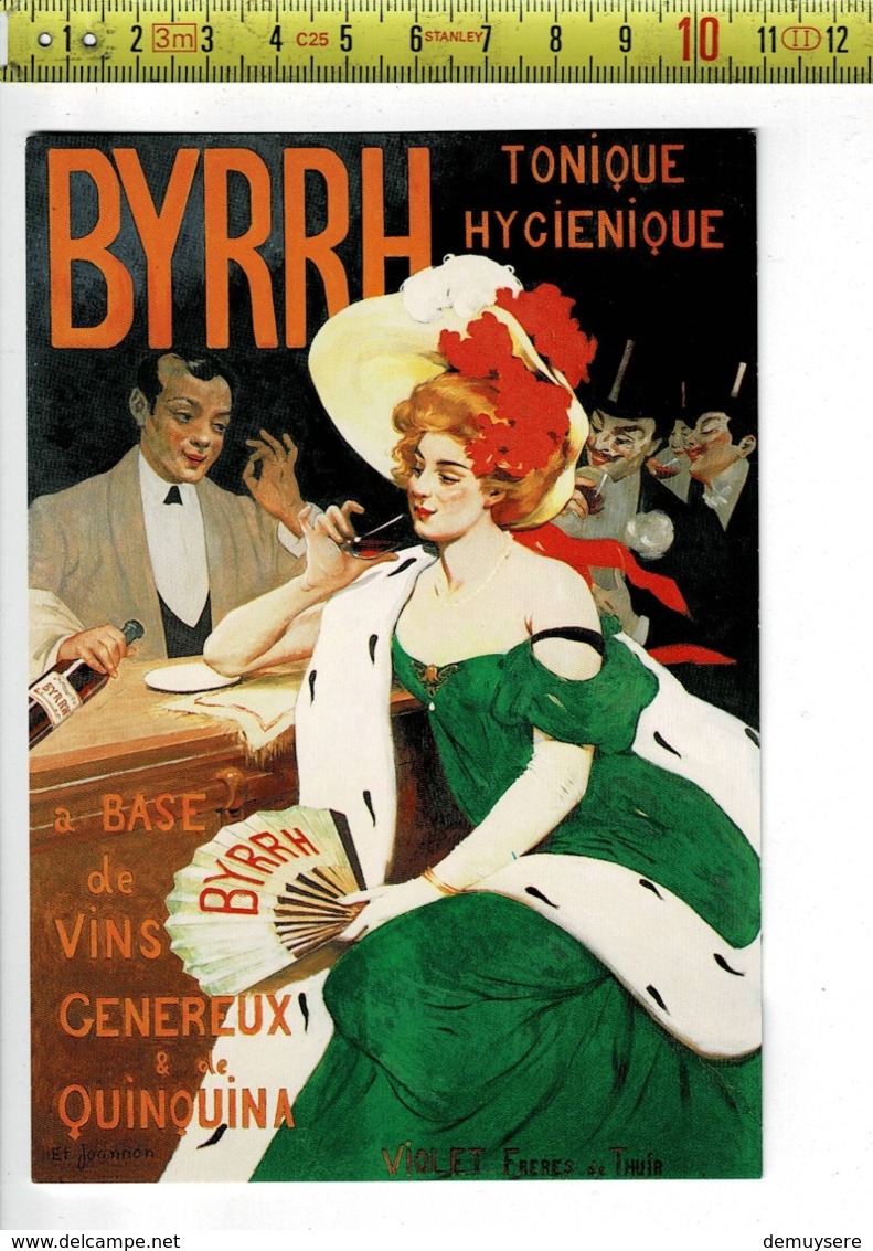 52106 - TONIQUE HYGIENIQUE BYRRH A BASE DE VINS GENEREUX ET DE QUINQUINA - Autres & Non Classés