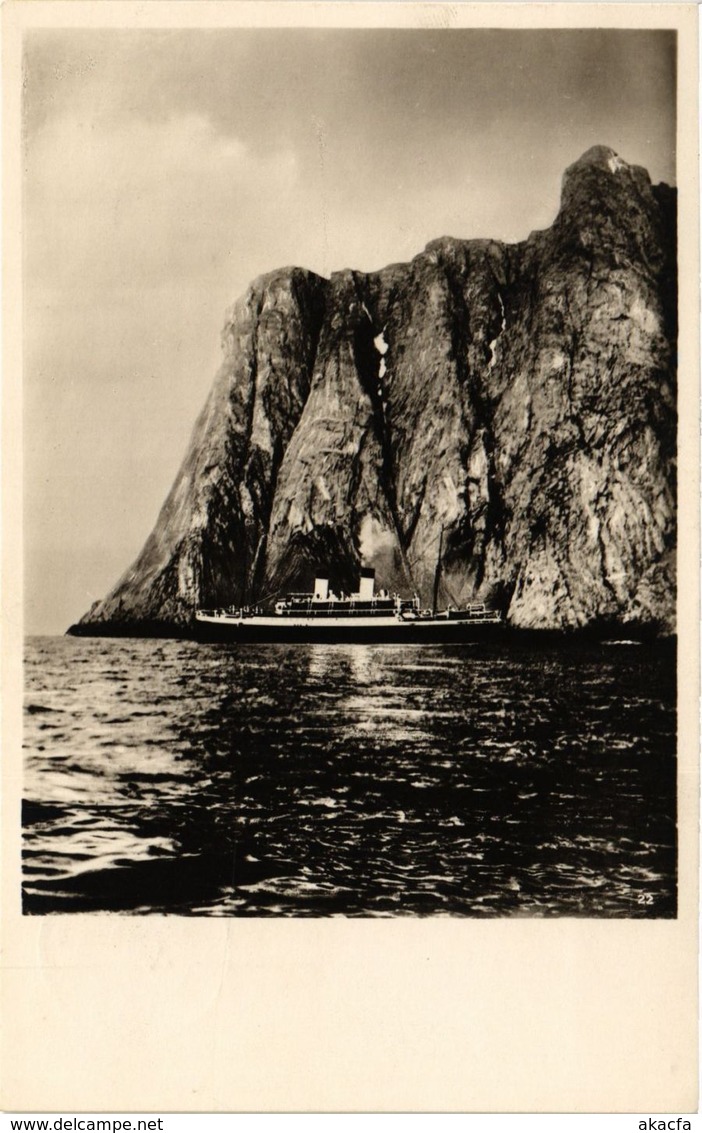 CPA AK NORWAY M. S. "Monte Sarmiento" Am Nordkap (257447) - Noruega