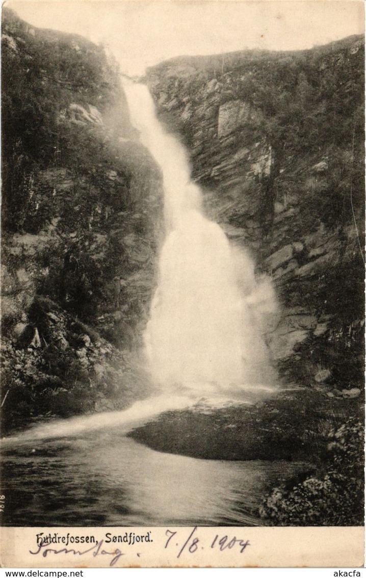 CPA AK NORWAY Huldrefossen Sondfjord (257546) - Norvège