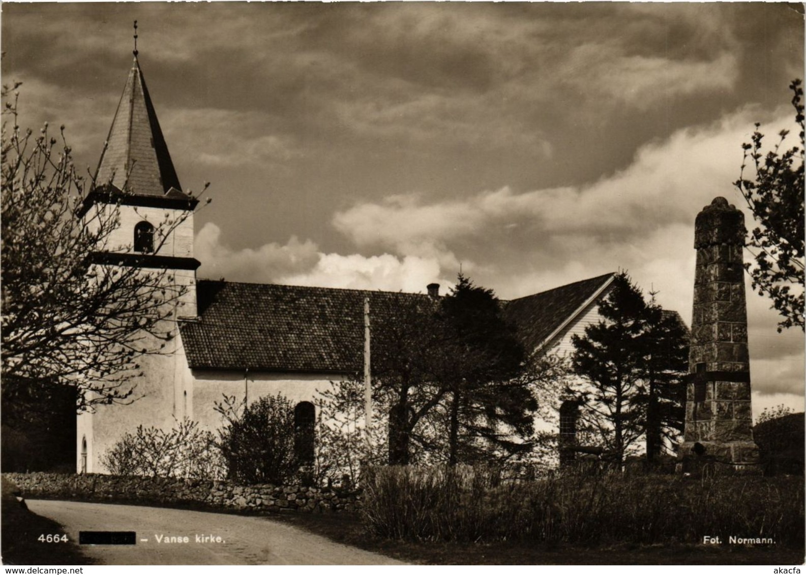 CPA AK NORWAY Vanse Kirke (257552) - Norvège